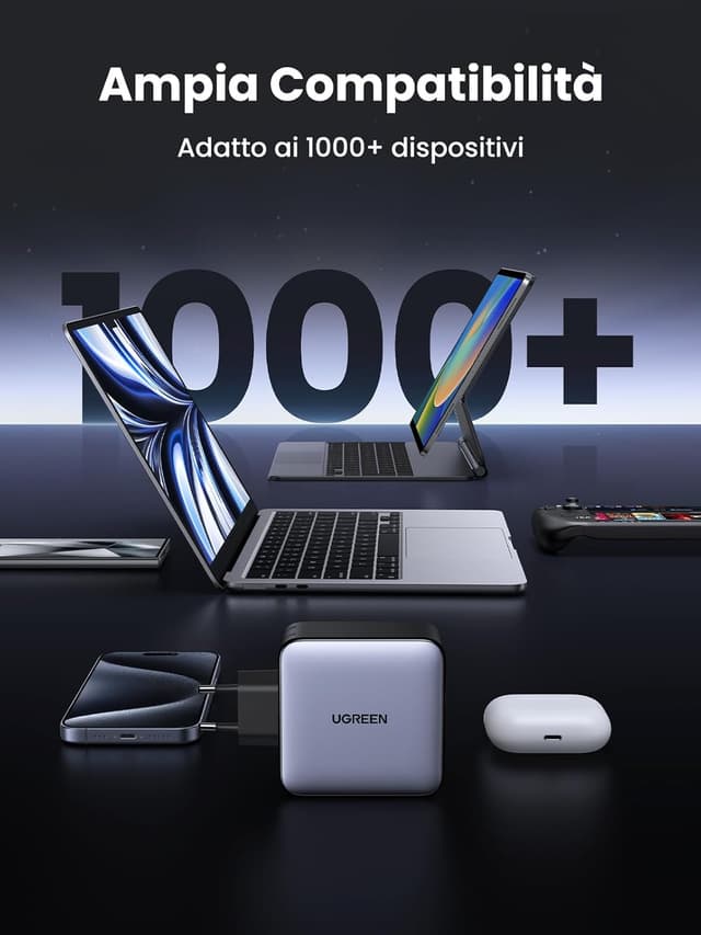 Thumbnail 6 de UGREEN Nexode Caricatore USB-C GaNInfinity 5 porte da 100W