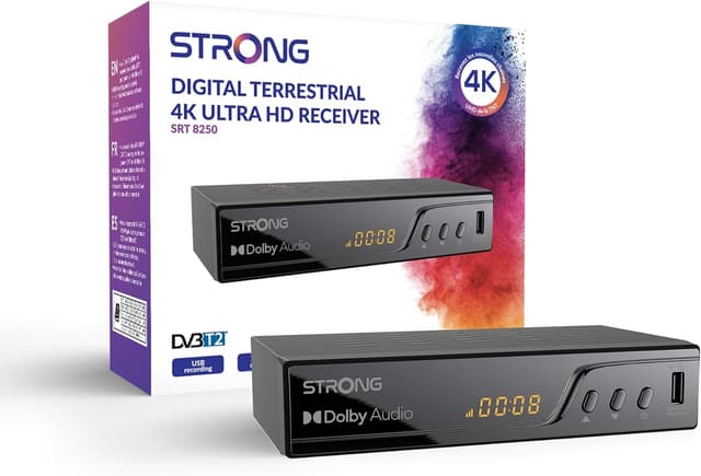 Detalle de STRONG Decodificador TDT 4K UHD DVB-T2