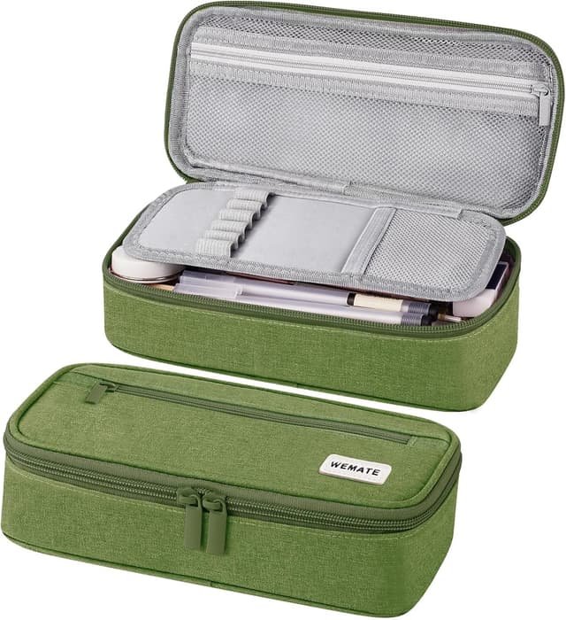Detalle de WEMATE large pencil case 9 x 4.3 x 2.4in