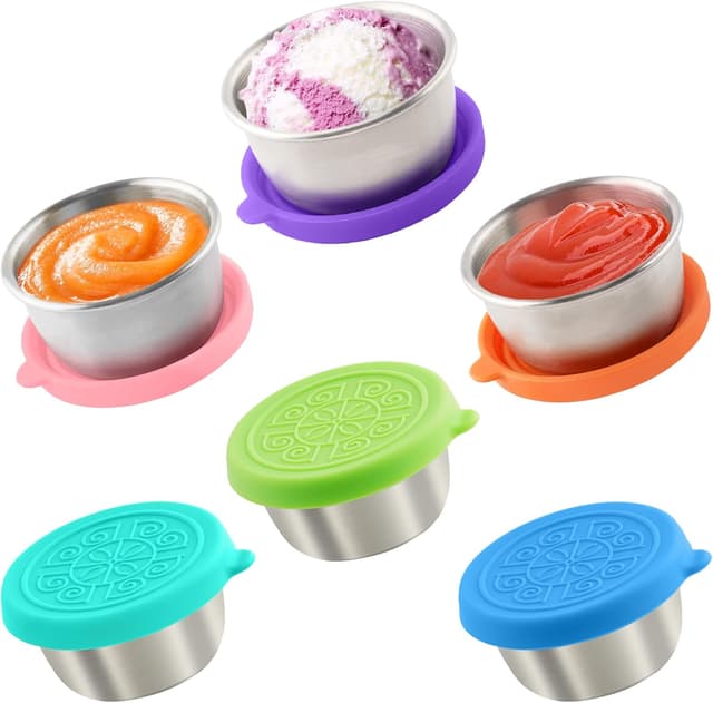 Imagen de 6x1.6 Oz Salad Dressing Containers with Lids 🥗 en OfertitasTOP