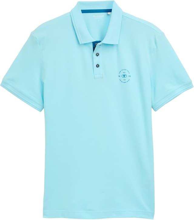 Detalle de Tom Tailor 1046796 Polo da uomo in confezione singola: comfort e tessuto leggero