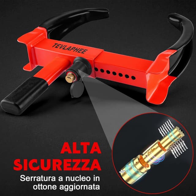 Thumbnail 3 de Tevlaphee Blocca Ruota Alta Sicurezza 19–30 cm