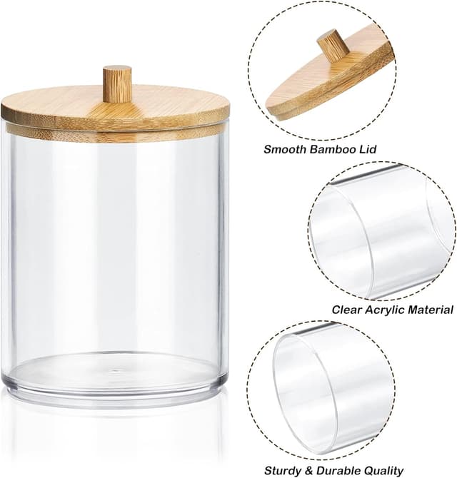 Thumbnail 4 de Gigmeta Acryl Wattestäbchen Behälter 3er-Set