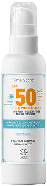 Detalle de Alma Secret Crema Solar Corporal SPF50+ 200 ml