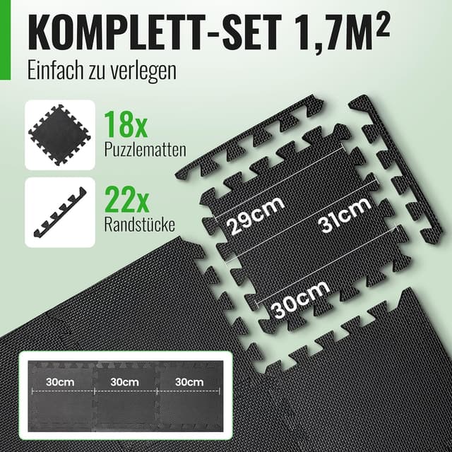 Thumbnail 2 de AthleticPro Bodenschutzmatte 60x60cm 20% dicker