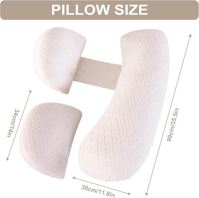 Thumbnail 6 de SHANNA Verlängern Schwangerschaftskissen – einstellbares Body Pillow für Schwangerschaft, Stillen & Alltag