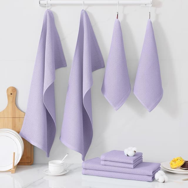 Thumbnail 6 de Homaxy 12-Pack Cotton Kitchen Towels Set