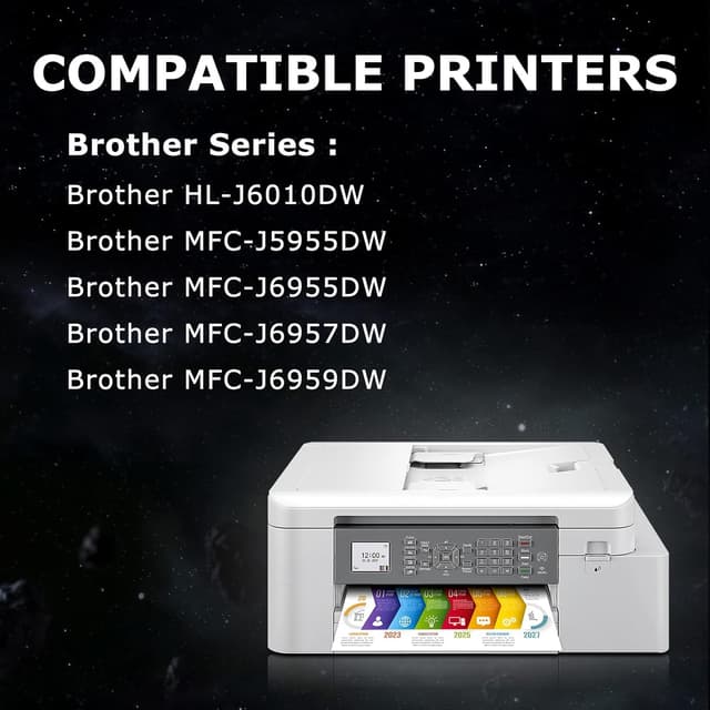 Detalle 2 de DOUBLE D LC427XL (LC-427XL) — pack de cartouches d’encre compatibles Brother pour MFC-J5955DW, MFC-J6955DW et autres