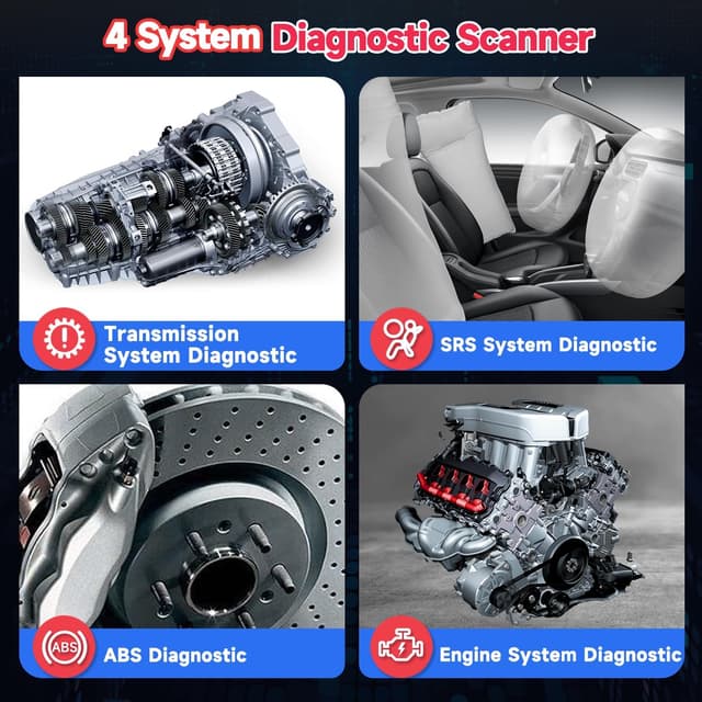 Detalle 2 de FOXWELL NT604 OBD2 Scanner 4‑System Diagnostic