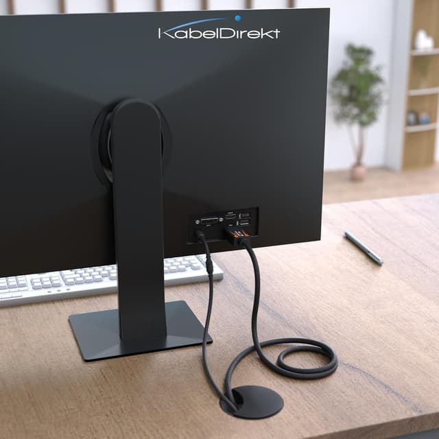 Detalle 2 de KabelDirekt DisplayPort 2.1 Kabel 16K (DP80/UHBR) – 5 m für Gaming-PC/Monitor mit FreeSync/G-Sync