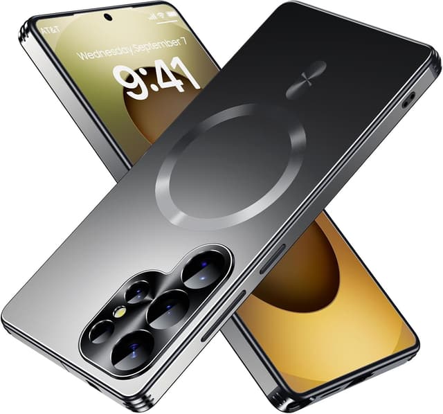 Detalle de for Samsung Galaxy S25 Ultra Case — Heavy-Duty Slim MagSafe Protection (Black)