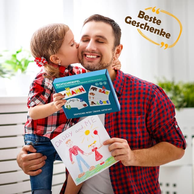 Thumbnail 6 de Qukir Buchstaben-Lernspiel: Montessori Alphabet mit 65 Holzbuchstaben & 30 Karten