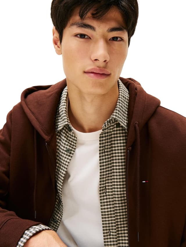 Detalle de Tommy Jeans flag zipped hoodie