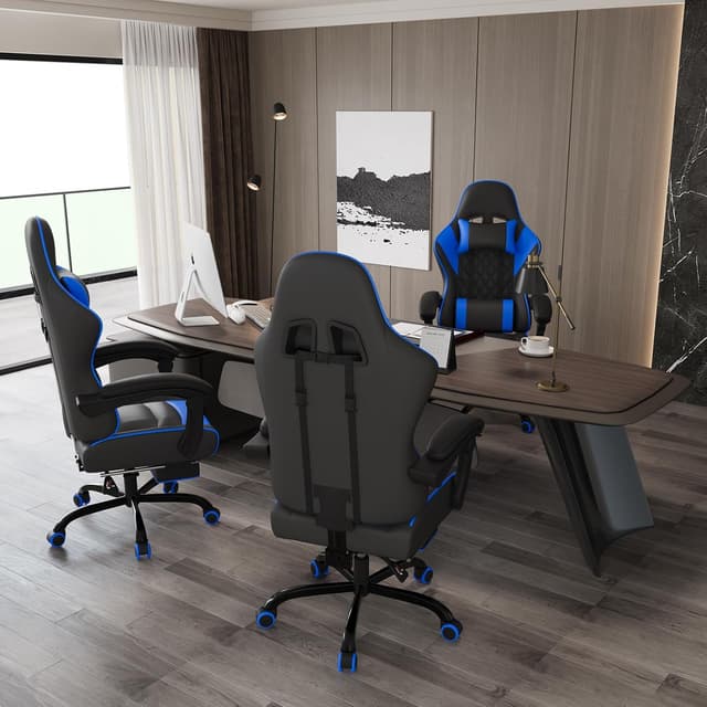 Thumbnail 6 de JUMMICO Sedia gaming da scrivania 150 kg blu