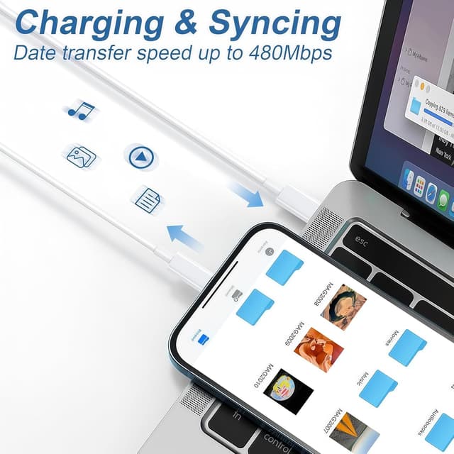 Detalle 2 de bokilino 96W USB C Charger 6.6ft cable