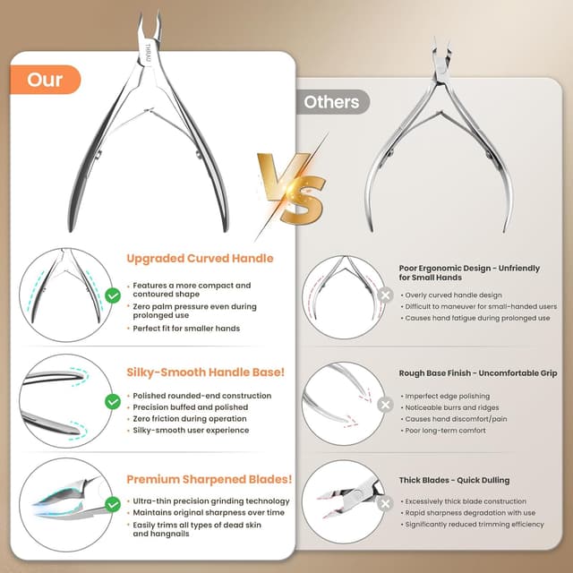 Thumbnail 1 de THRAU Tronchesina per Cuticole 3,5x Resistente