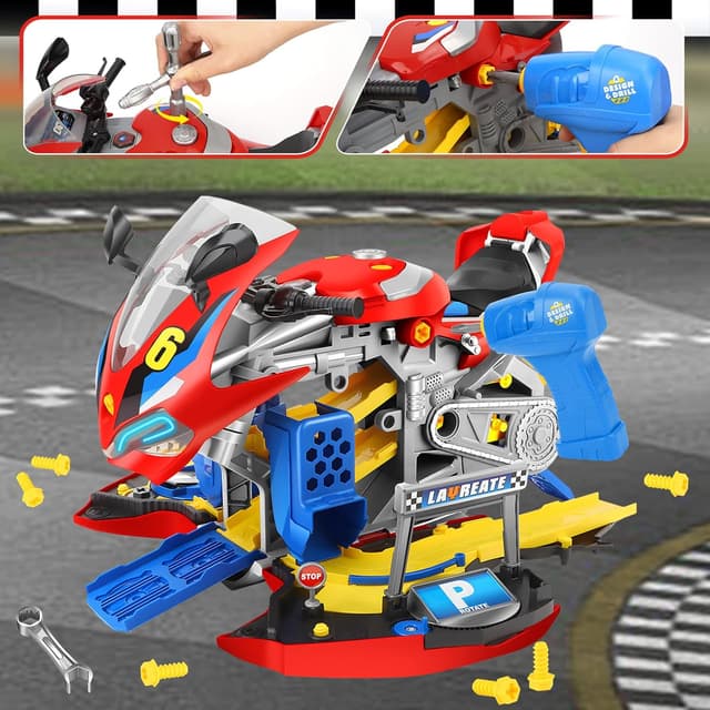 Detalle 2 de BuntWunder Moto Construir Niños 3-8 años