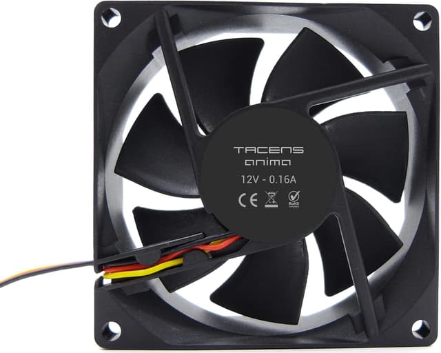 Detalle de TACENS ANIMA AF8 : ventilateur PC 80 mm silencieux à 7 pales