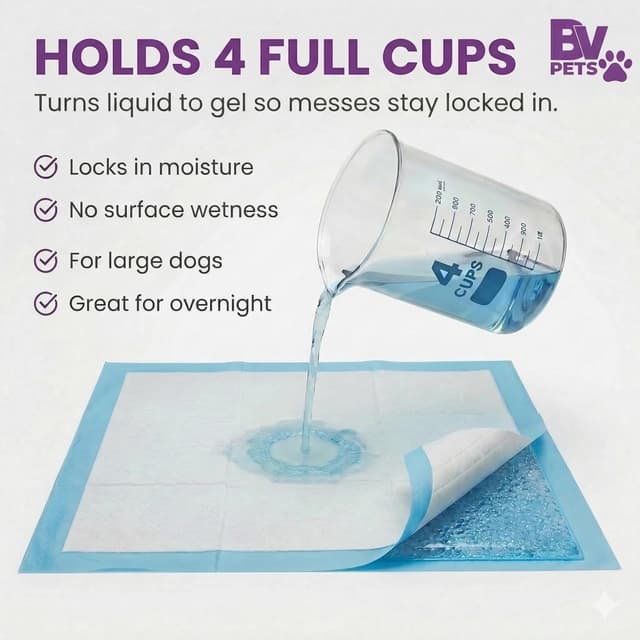 Detalle 2 de BV Puppy Pads XL 28x34 40 Count