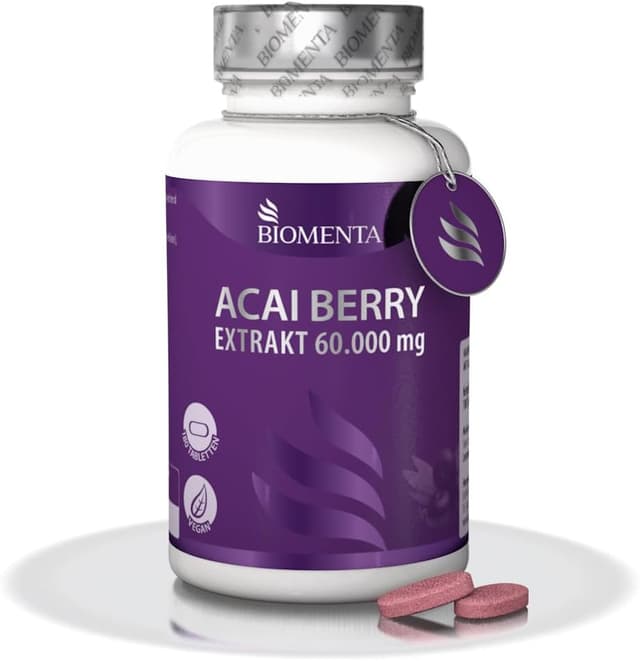 Imagen de BIOMENTA Acai Beeren 60.000 mg Tabletten đ en OfertitasTOP