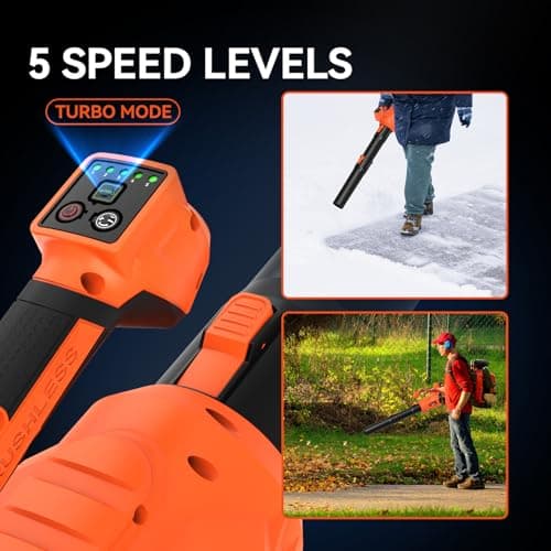 Thumbnail 3 de Bravolu Soplador de Hojas con Batería de 5200 mAh 🍃