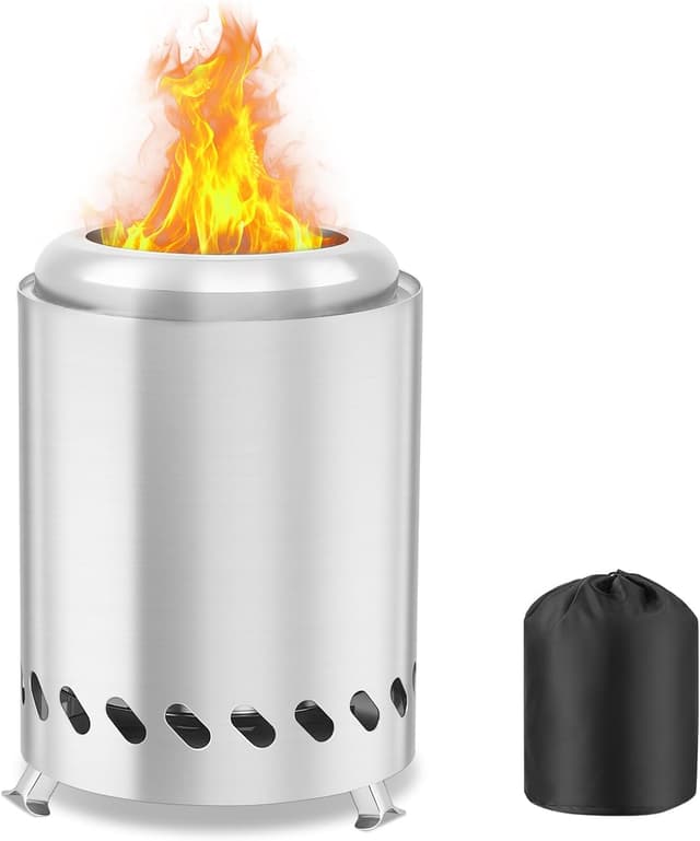 Detalle de AOOSU Rauchfreie Feuerschale 20x13 cm