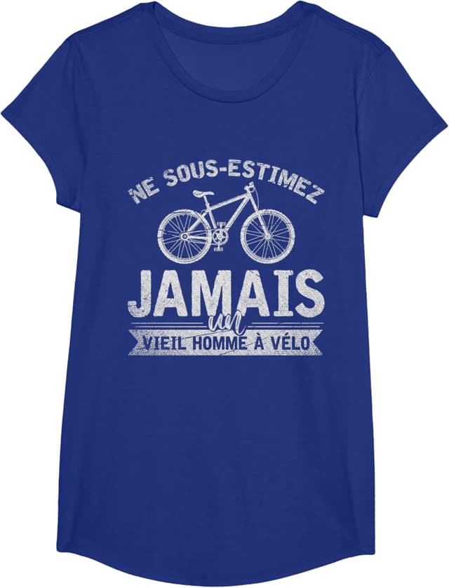Thumbnail 4 de T-shirt cycliste Ne sous-estimez jamais vieil homme