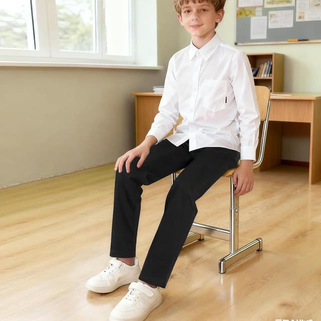 Thumbnail 2 de AYBUY Boys' School Trousers Elasticated Fit