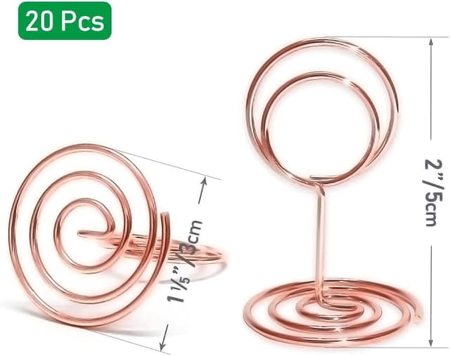 Detalle 2 de Lahviuu Table Number Holders 20 pcs