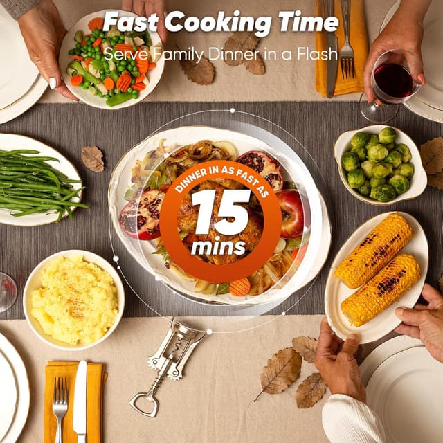 Thumbnail 6 de Nuwave Bravo Pro 21 Qt Air Fryer Toaster Oven