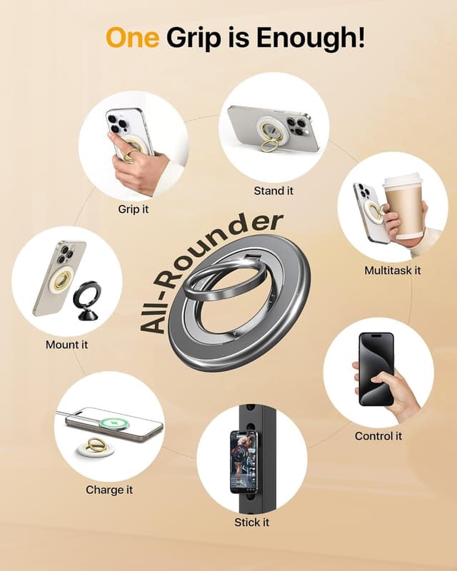 Detalle 2 de andobil 2025 MagSafe Grip 6.6 lbs