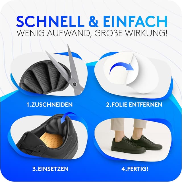 Thumbnail 6 de BEHALE Fersenpolster mit 3M Kleber, 3 Paar