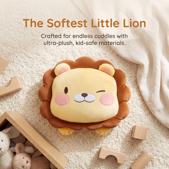 Detalle 2 de Lion cuddle pillow plush 15 inch