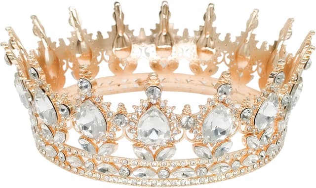 Thumbnail 2 de Vintage Braut Haarschmuck Krone 40 cm Geschenkbox