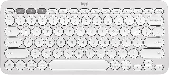 Detalle 2 de Logitech Pebble 2 Combo QWERTY US Internacional, blanco