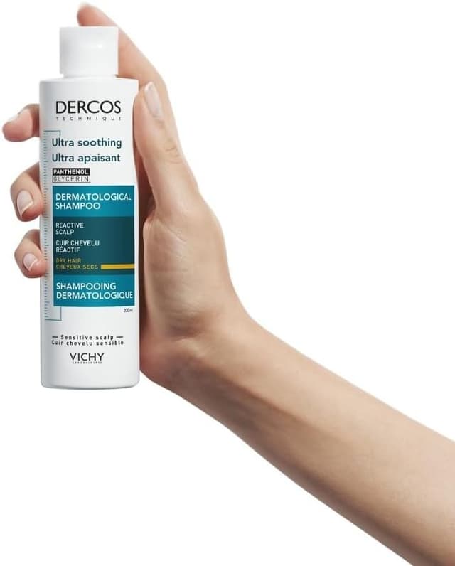 Detalle de Vichy Dercos Shampoo Ultra Lenitivo per cute sensibile e capelli secchi, 200 ml