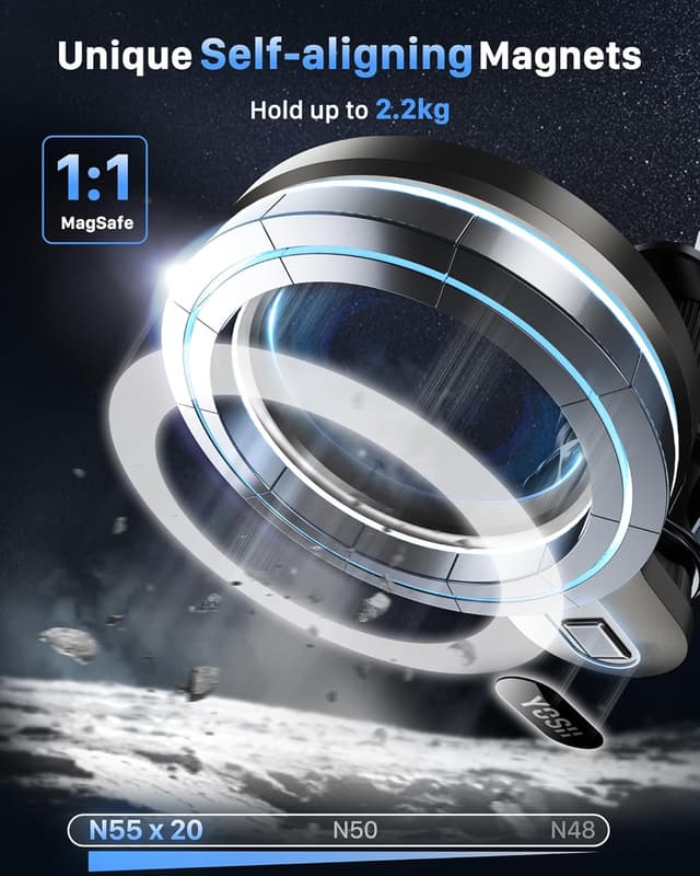 Thumbnail 1 de YOSH Soporte Móvil Coche MagSafe para iPhone y Android