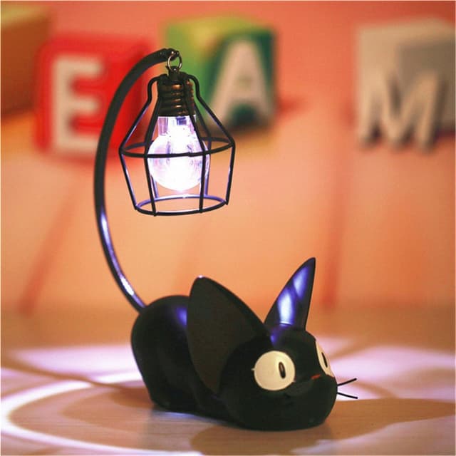 Thumbnail 6 de Creative Resin Kiki Cat Night Light LED 🕯