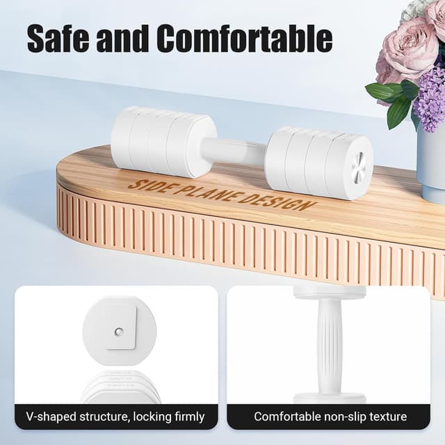 Thumbnail 6 de MERACH adjustable dumbbell set of 2 (4-in-1) 1–4 kg hand weights for home gym strength training