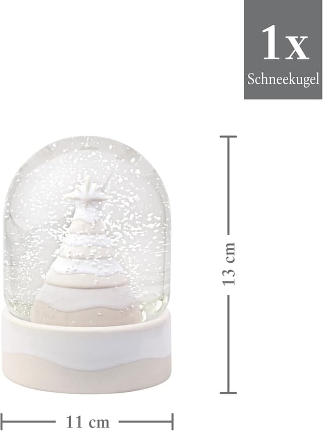 Detalle 2 de like by Villeroy & Boch Schneekugel 11x11x13 cm