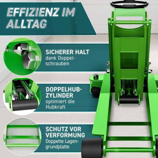 Thumbnail 4 de TRESKO Hydraulischer Wagenheber 3T 75–510 mm