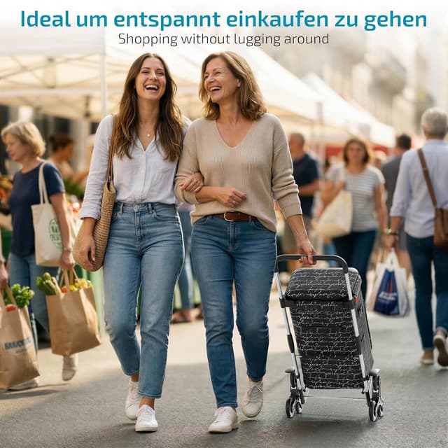 Detalle 2 de Rubberneck Einkaufstrolley mit 44 l