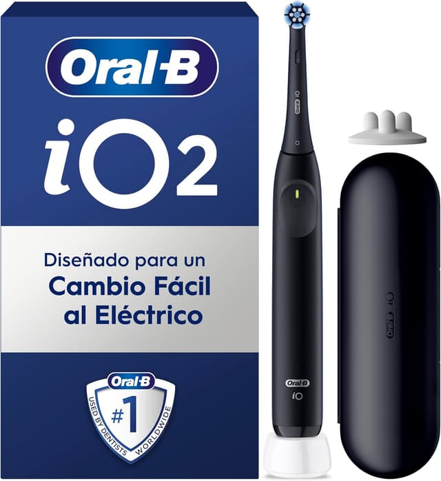 Detalle de Oral-B iO 2 Cepillo Eléctrico Negro con Estuche 🦷