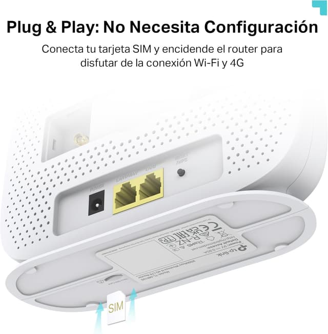 Thumbnail 5 de TP-Link TL-MR105 Router 4G LTE Cat 4, 300 Mbps