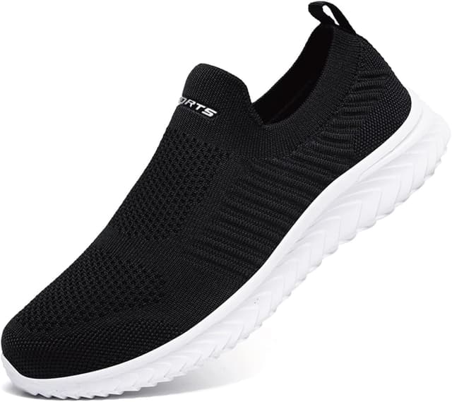 Detalle de Hanani Slip-on Basket unisexe en maille respirante pour running, fitness et marche