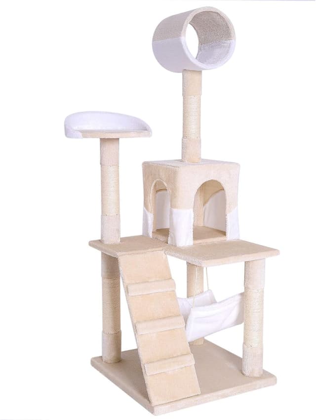 Imagen de lionto Katzenkratzbaum mit Hängematte 133 cm en OfertitasTOP