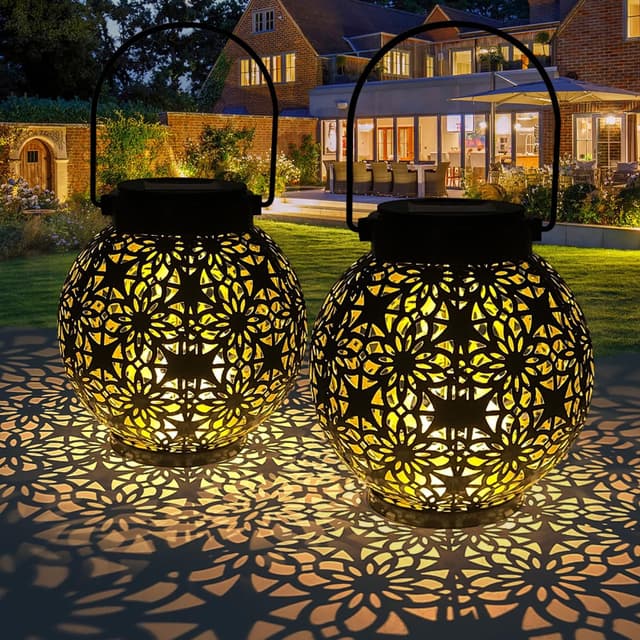 Detalle de KALAHOL Solar Lanterns 2 Pack