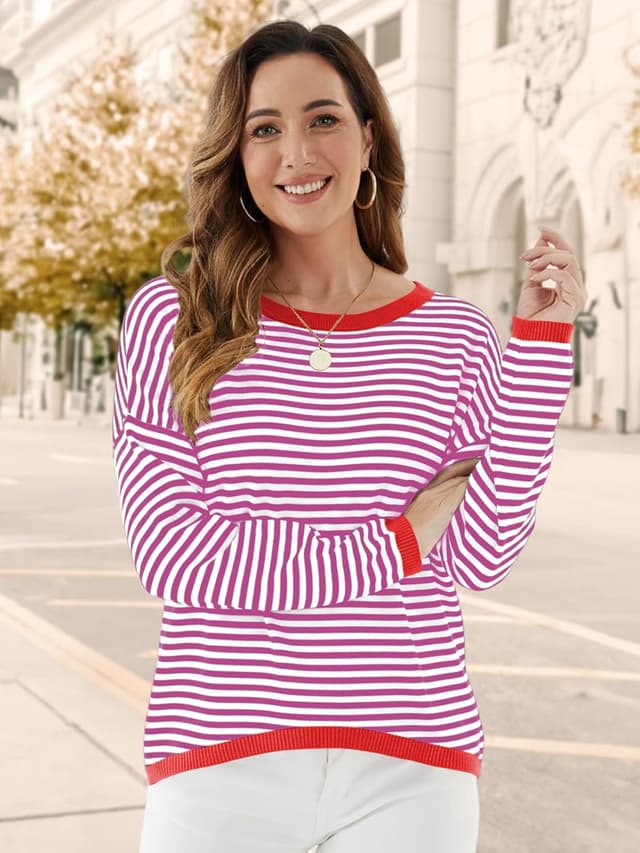 Thumbnail 3 de Cuptacc Pullover Damen gestreift