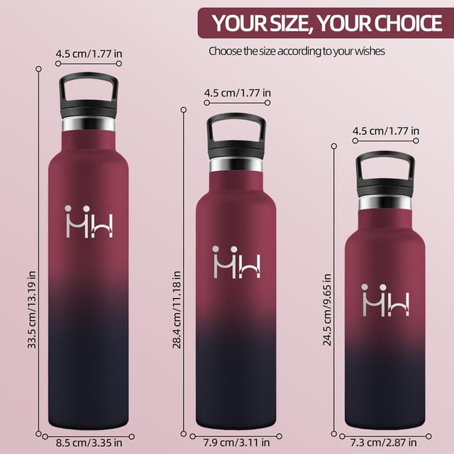 Thumbnail 4 de Motswedi Botella Térmica Deportiva 1000ml Acero Inoxidable 🥤