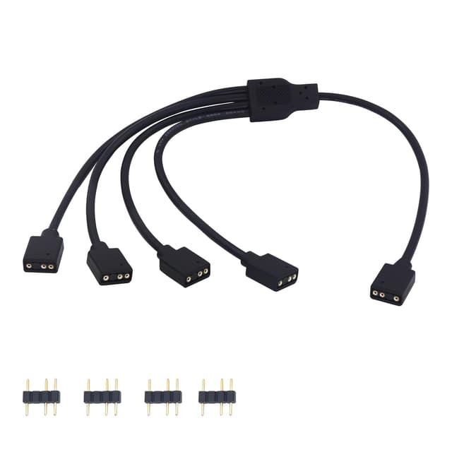 Imagen de LANMINGLEL ARGB Splitter Cable 5V 1F to 4F en OfertitasTOP